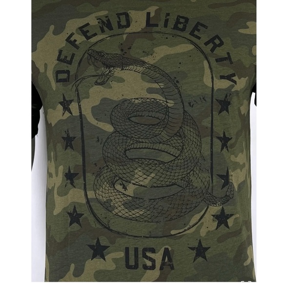 Howitzer Style Men's T-shirt Defend Military Grunt - Picture 5 of 5